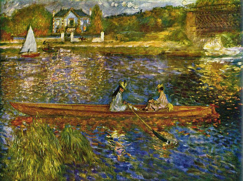 Pierre-Auguste Renoir The Skiff Spain oil painting art